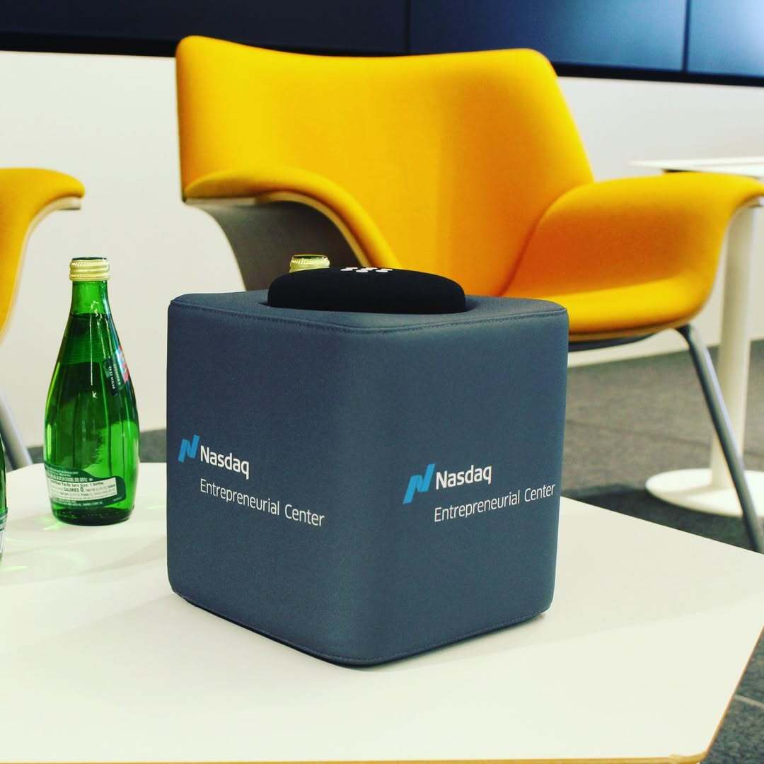 Have you caught the @Catchbox! @NasdaqCenter, we create immersive experiences with engaged audiences and this microphone brings just the vibe. Look for Catchbox products at your next meeting!